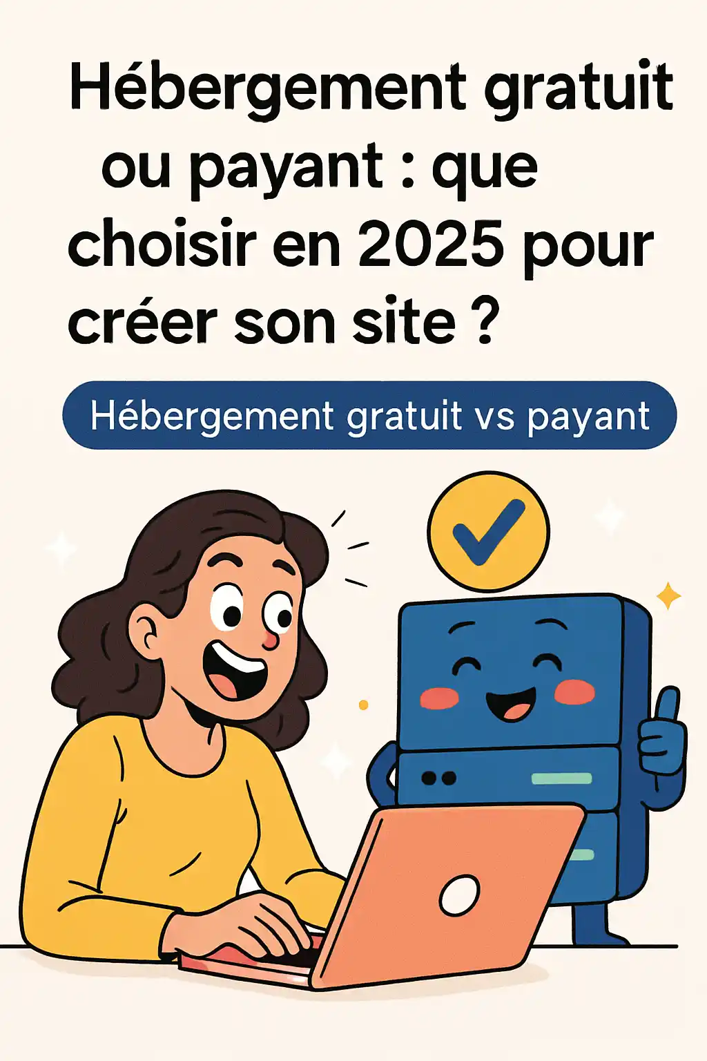 Illustration de l’article Hébergement gratuit ou payant : que choisir en 2025 pour créer son site ?