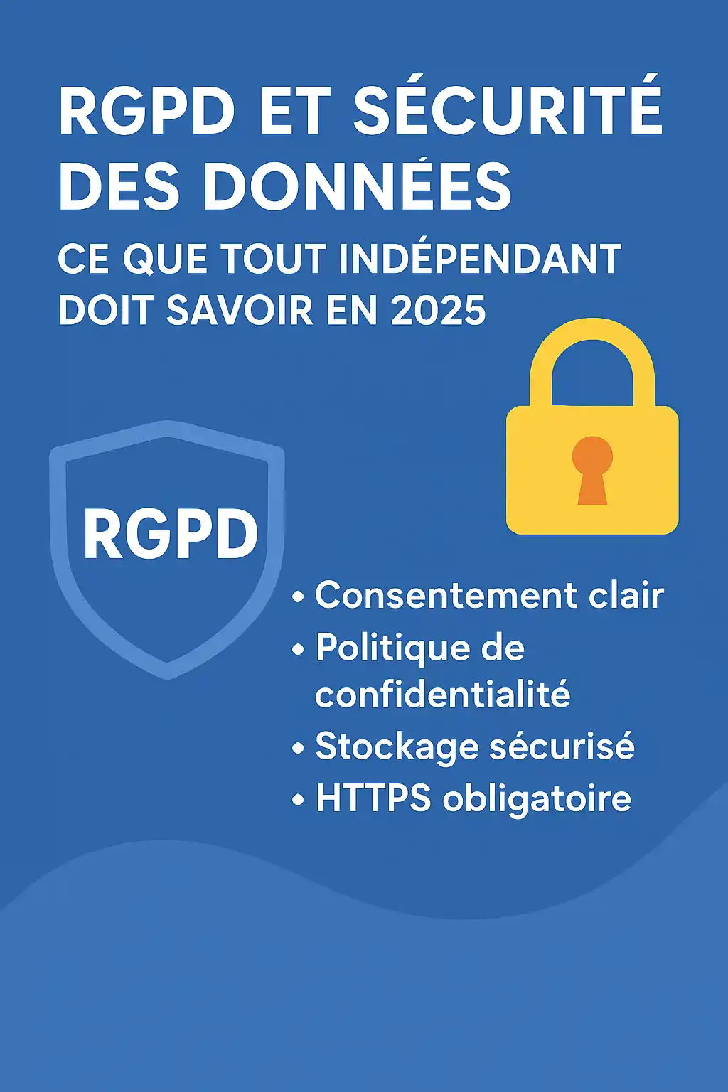 Illustration de l’article RGPD et sécurité des données : ce que tout indépendant doit savoir en 2025