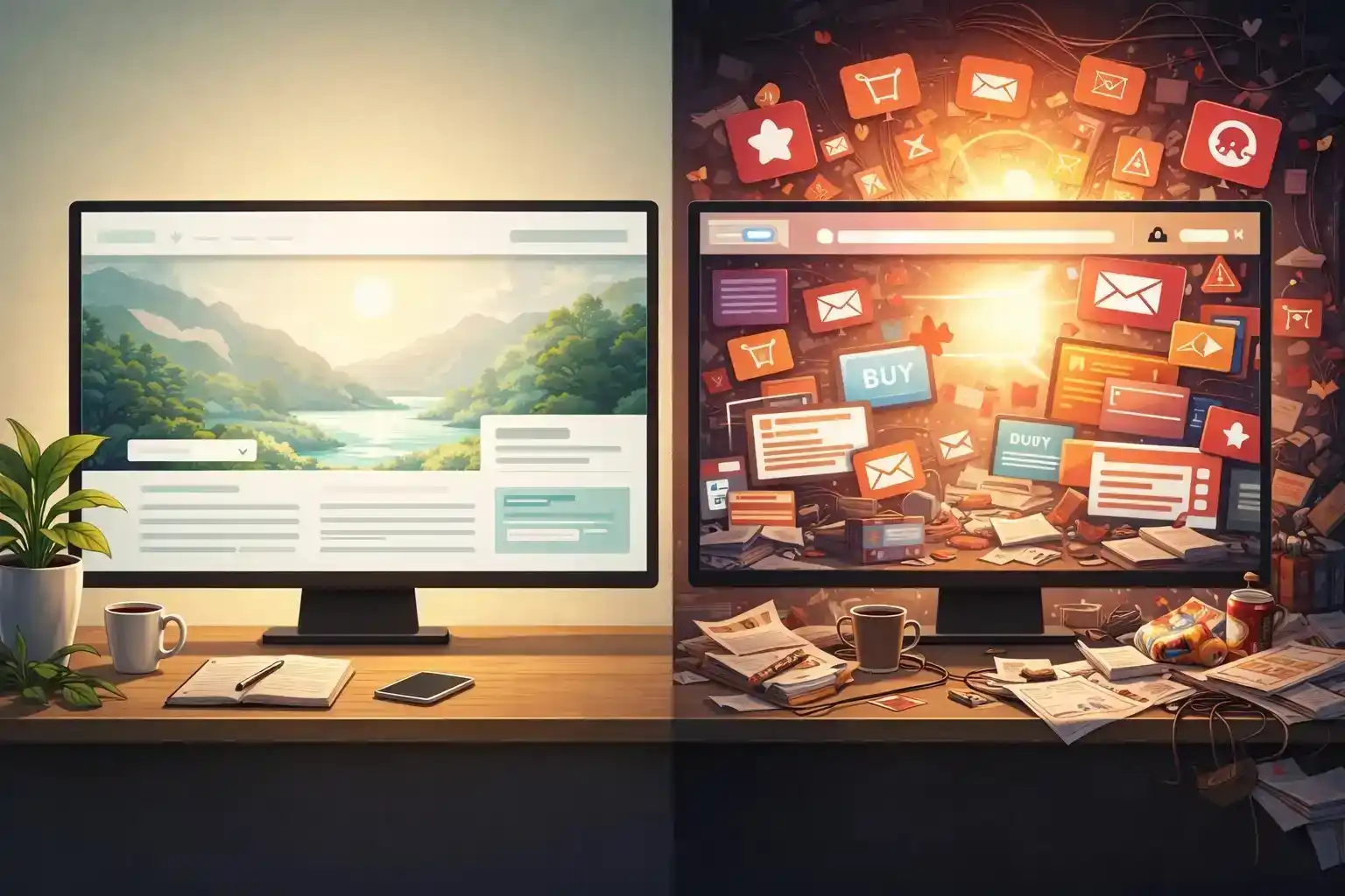 Le site web comme espace qui apaise ou qui bouscule : pourquoi certains sites font du bien, et d’autres fatiguent