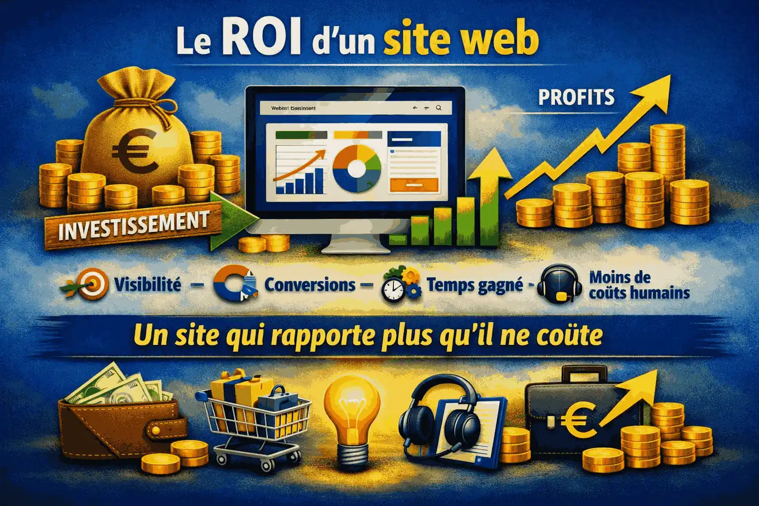 Le ROI d’un site web : pourquoi créer ou améliorer son site est un investissement rentable
