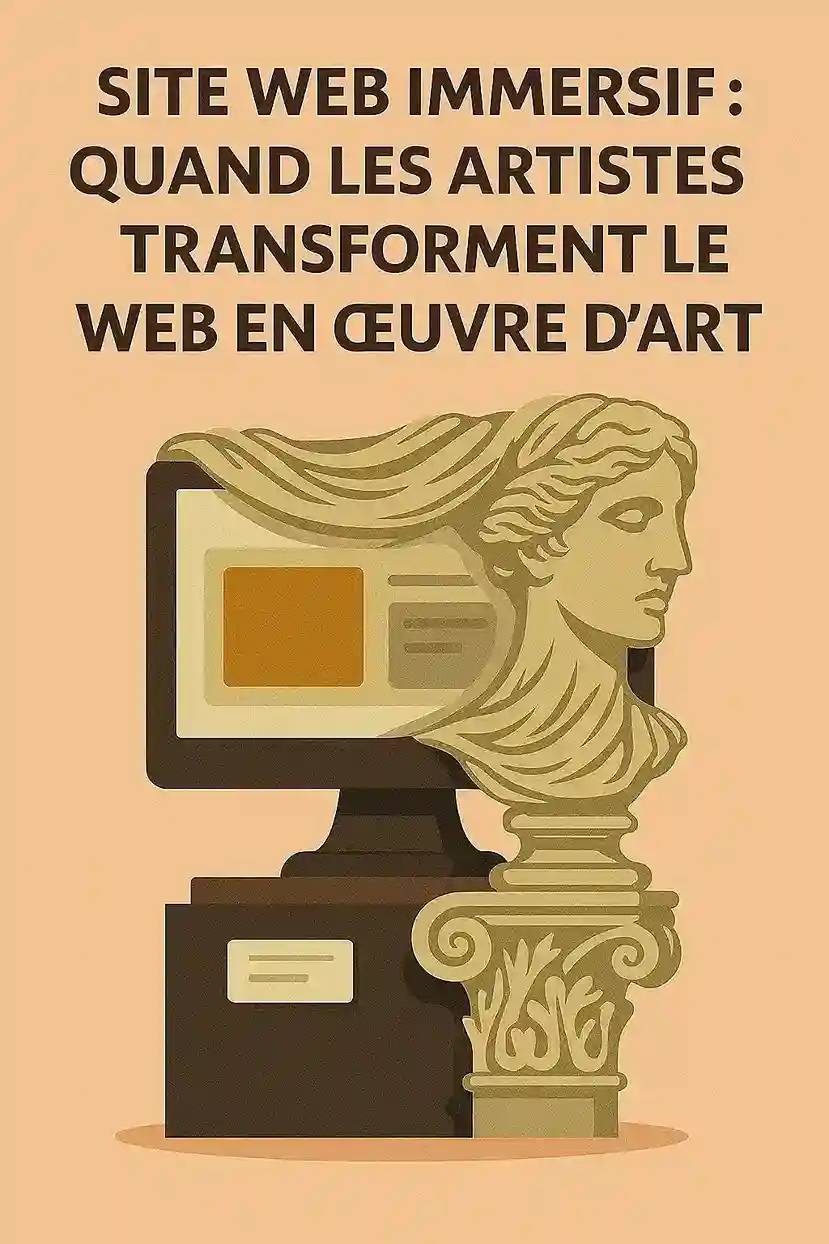 Illustration de l’article Site web immersif : quand les artistes transforment le web en œuvre d’art